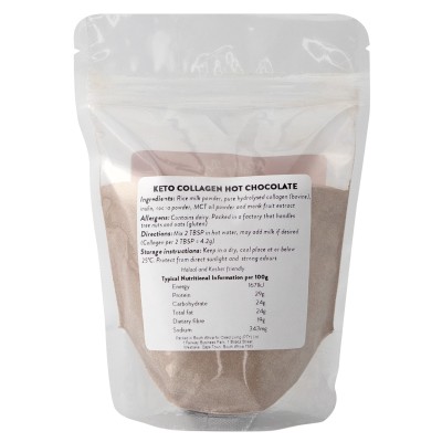 Keto Collagen Hot Chocolate 200g Keto Collagen Hot Chocolate 200g