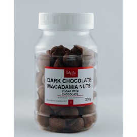 Dark Chocolate Macadamia Nuts sugar-free 250g