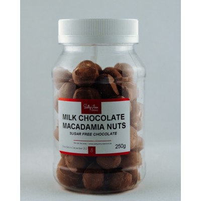 Milk Chocolate Macadamia Nuts sugar-free 250g