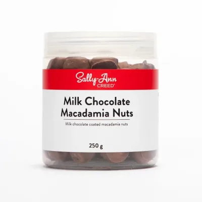 Milk Chocolate Macadamia Nuts sugar-free 250g
