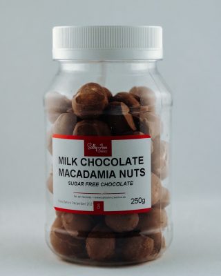 Milk Chocolate Macadamia Nuts sugar-free 250g